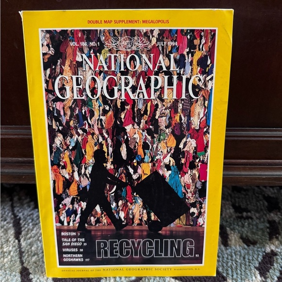 National Geographic Complete 1994 Issues with Maps - Picture 8 of 13